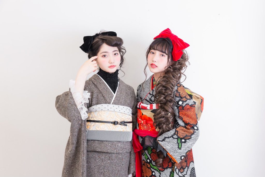 名古屋市熱田区のフォトスタジオ、スノーインで撮影した成人式フォト　振袖姿