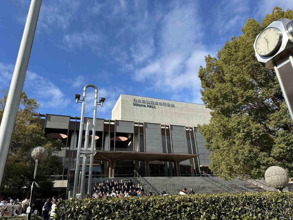 名古屋市熱田区の成人式会場当日の様子　